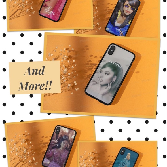 These are my homemade phone cases!! Check out the link to my website in my bio!!